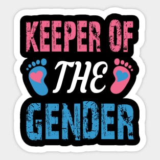 gender reveal - keeper of gender Sticker